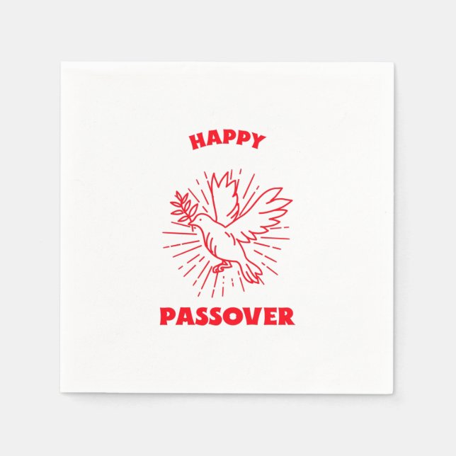 Happy Passover Serviette (Vorderseite)