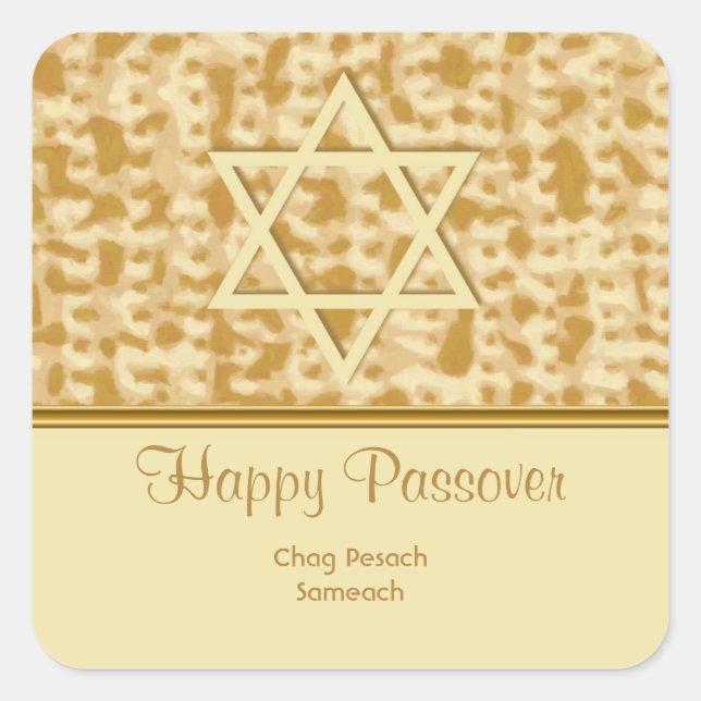 Happy Passover Sticker (Vorderseite)