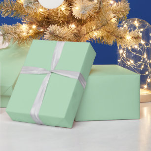 Happy Pastel Green #B6E4BD Wrapping Paper Geschenkpapier