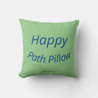 Happy Path Pillow Throw Kissen