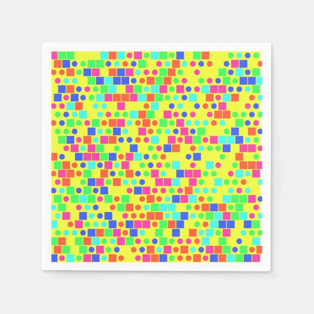 Happy pattern serviette (Vorderseite)