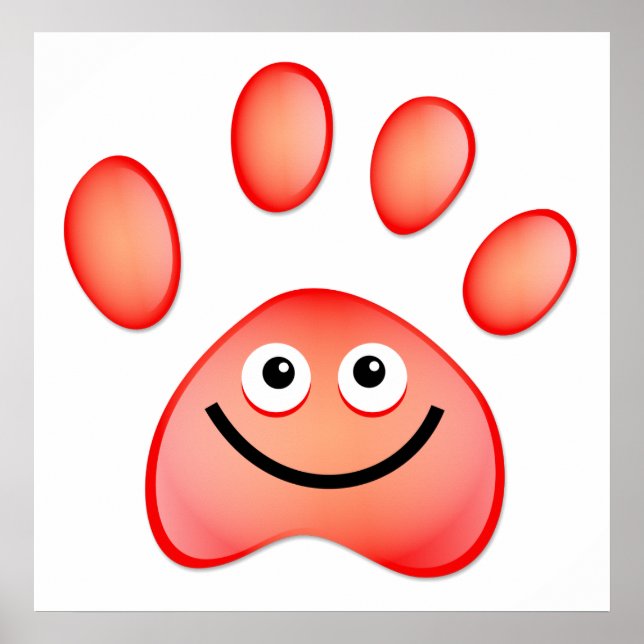 Happy Paw Poster (Vorne)