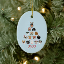 Happy Pawlidays Dog Weihnachtsbaum