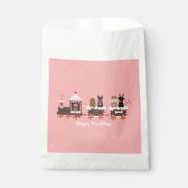Happy Pawlidays Dog Weihnachtszug Geschenktütchen