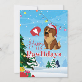 HAPPY PAWLIDAYS FEIERTAGSKARTE
