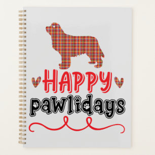 Happy Pawlidays   Funny Word Puff Planer