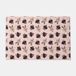 Happy Pawlidays Labrador Retriever Hunde Fußmatte