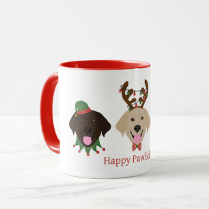 Happy Pawlidays Labrador Retriever Hunde Tasse