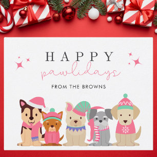 Happy Pawlidays Niedlich Hund Weihnachten
