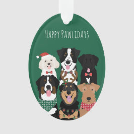 Happy Pawlidays Niedliche Weihnachten Ornament