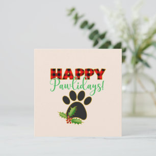 Happy Pawlidays   Weihnachtsgeschenk für Hunde län