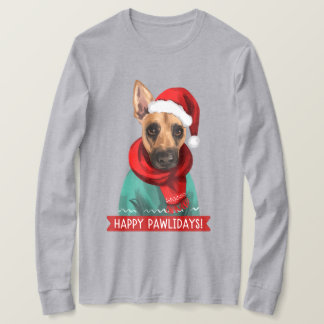 Happy Pawlidays Weihnachtsweihnachtsfest, Vaden de T-Shirt