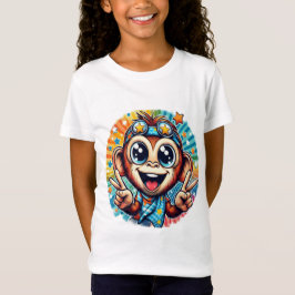 Happy Peace Monkey No. 5 T-Shirt