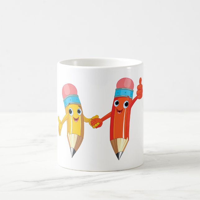 Happy Pencils Kaffeetasse (Von Creator hochgeladen)