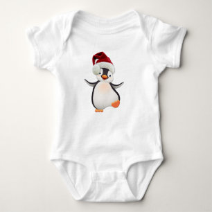 Happy-Penguin Baby Strampler