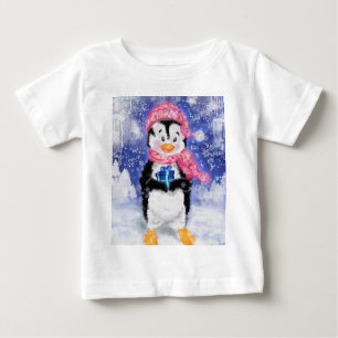 Happy Penguin - Weihnachten - Baby T-shirt