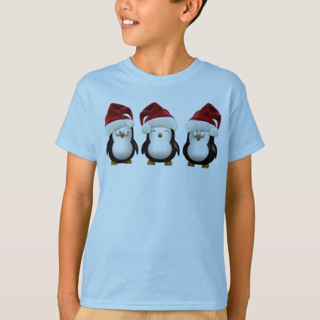 Happy-Penguins T-Shirt (Vorderseite)