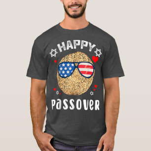 Happy Pessach Jüdisches Essen Pesach Funny Matzo J T-Shirt