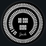 Happy Pi Day 2019 Math Digits 3.14 Mathematics Button<br><div class="desc">Happy Pi Day 2019 Math Digits 3.14 Mathematics Numbers Pi Digits mit individuelle Name Jack,  Sie können den Namen und den Text im Kreis ändern,  Kolossaltasten,  Schwarz und Weiß,  Sie können die Farben ändern</div>