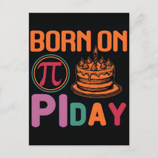 Happy Pi Day 2026 Math Nerd Celebration Feiertagspostkarte