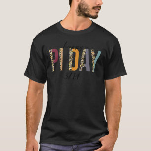 Happy Pi Day 3 14 Funny Pi Day Boho Rainbow Graphi T-Shirt