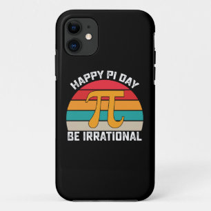 Happy Pi Day be Irrational Funny Mathe Vintag Case-Mate iPhone Hülle