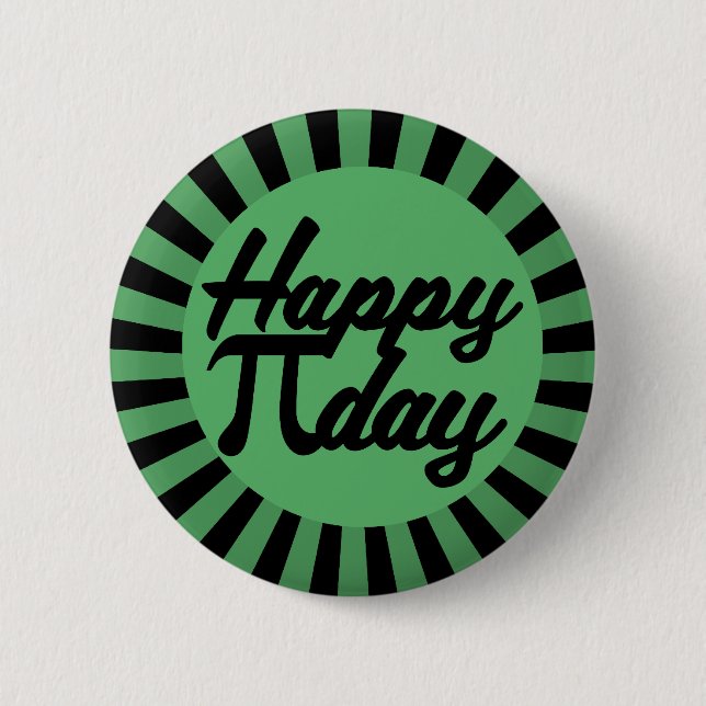 Happy Pi Day Button (Vorderseite)