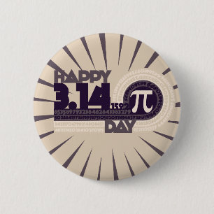 Happy Pi Day Button