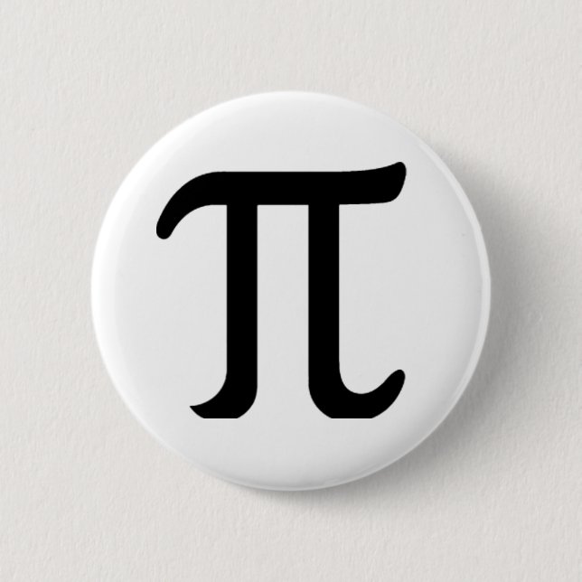 Happy Pi Day Button (Vorderseite)