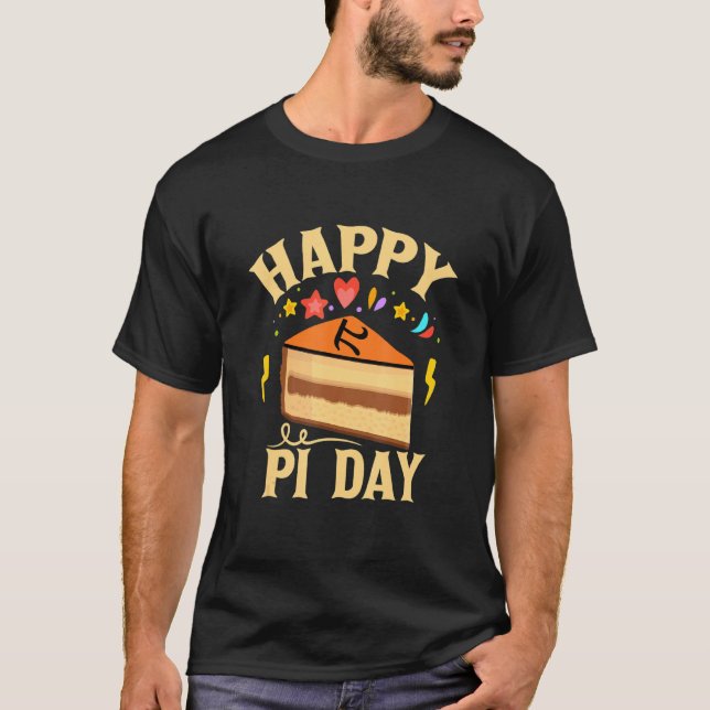 Happy Pi Day Funny Pi Day T-Shirt (Vorderseite)
