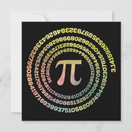 Happy Pi Day Funny School Mathe Spiral Text