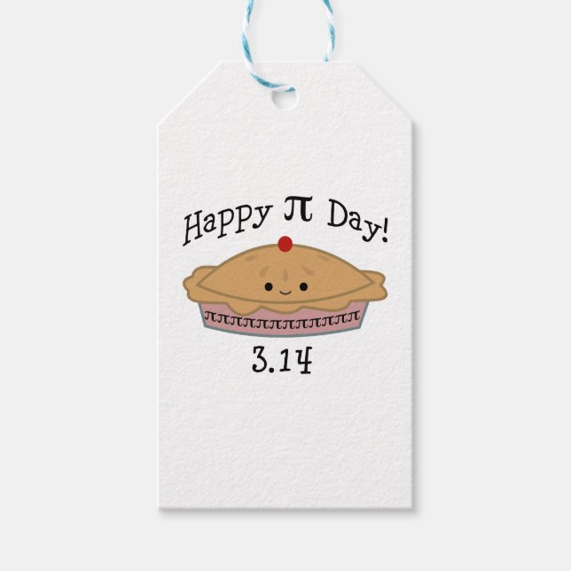 Happy Pi Day Geschenkanhänger (Vorderseite)