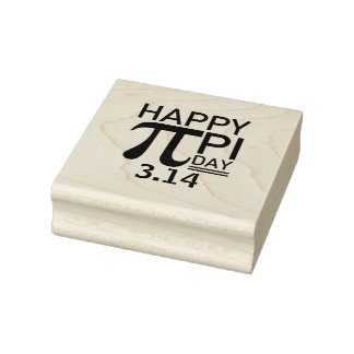 Happy Pi Day Gummistempel