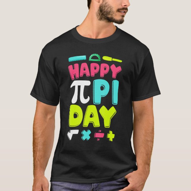 Happy Pi Day Kids Boys Girls Math Teachers Student T-Shirt (Vorderseite)