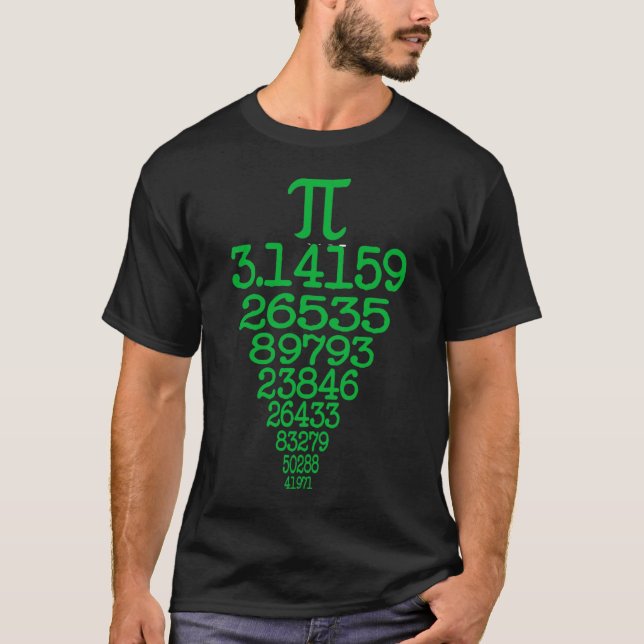 Happy Pi Day Math Geek Geschenk der Wissenschaft T-Shirt (Vorderseite)