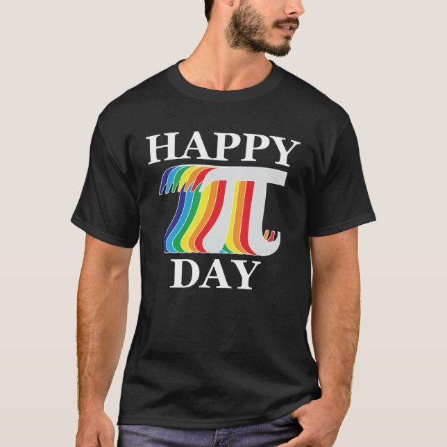 Happy Pi Day Math T-Shirt (Vorderseite)