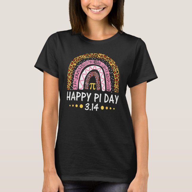 Happy Pi Day Mathematic Mathematical Lehrer T-Shirt (Vorderseite)