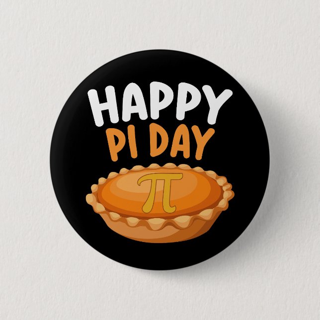 Happy Pi Day Pie Mathematik Mathematik Math Rainbo Button (Vorderseite)