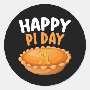 Happy Pi Day Pie Mathematik Mathematik Math Rainbo Runder Aufkleber