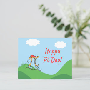 Happy Pi Day Postcard Postkarte