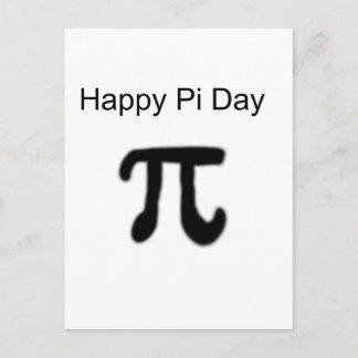 Happy Pi Day Postkarte