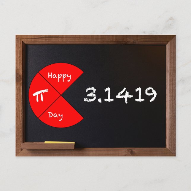 Happy Pi Day Postkarte (Vorderseite)