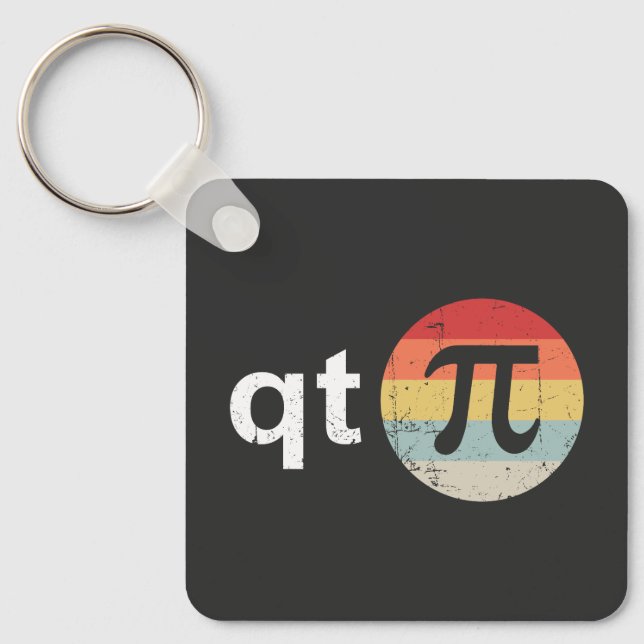 Happy Pi Day Süsse Schlüsselanhänger (Vorderseite)