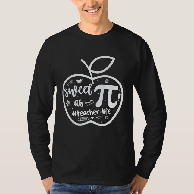 Happy Pi day Teacher Girls Kids Cute Pi Math Teach T-Shirt (Vorderseite)
