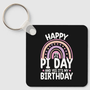 Happy Pi Day und ja, es ist mein Geburtstag Mathe  Schlüsselanhänger