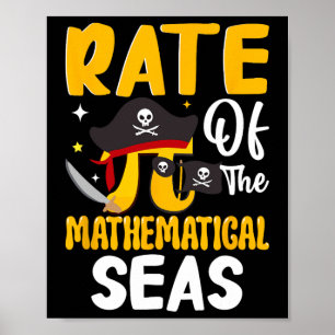 Happy Pi Tag 3.14 Pi - Funny Rate of the Mathemati Poster