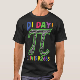 Happy Pi Tag 3 14 Pi Nummer Symbol Mathematik Wiss T-Shirt