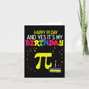 Happy Pi Tag Geburtstag 3,14 Tag Mathe Pun Geek Me Karte
