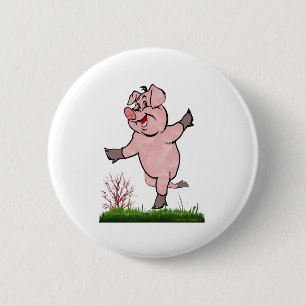 Happy Pig Button