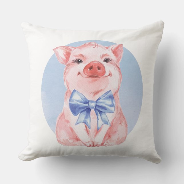 Happy Pig Kissen (Vorderseite)
